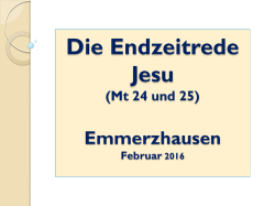 Einf&uuml;hrung in das Buch Jesaja