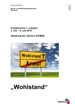 „Wohlstand“