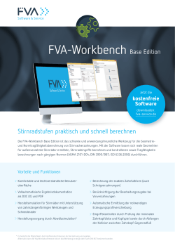 FVA-Workbench Base Edition