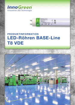 LED-Röhren BASE-Line T8 VDE