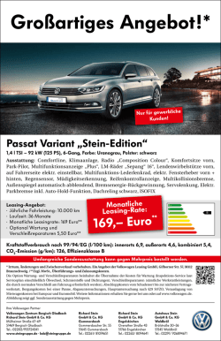 Gro&szlig;artiges Angebot!*