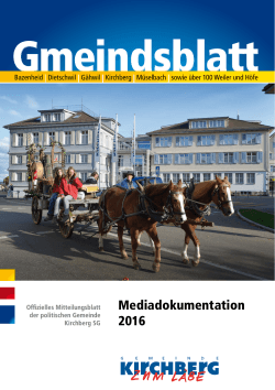 Gmeindsblatt - Gemeinde Kirchberg