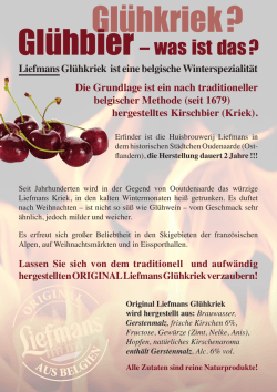 Information.. - Der Bierabt | Belgische Biere mit Tradition