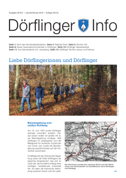 Dörflinger Info 01/2016