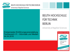 Haus Gauß - Beuth Hochschule für Technik Berlin