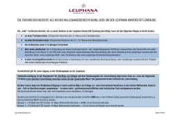 Informationen zur FH-Reife - Leuphana Universit&auml;t L&uuml;neburg