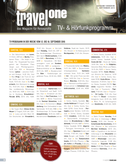 TV- & Hörfunkprogramm