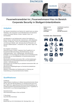 Feuerwehranw&auml;rter/-in | Feuerwehrmann/-frau im