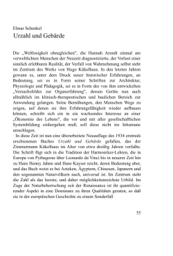 Urzahl und Gebärde - Hugo Kükelhaus Gesellschaft eV Soest