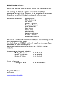 Samstag, 04 - Messdiener St. Nikolaus Darfeld
