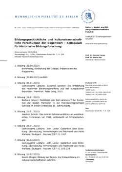 HU-Briefbogen 1.0 - Institut für Erziehungswissenschaften