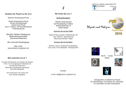 Physik und Medizin - Justus-Liebig