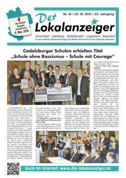 Heft 18/2015 - vg-veitsbronn