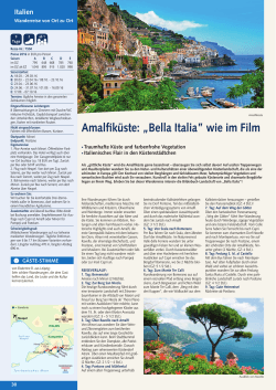 Amalfiküste: „Bella Italia” wie im Film