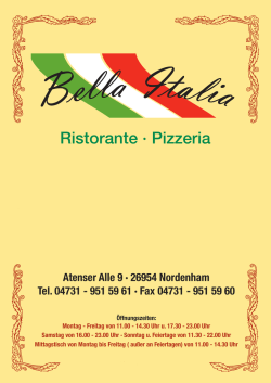 Ristorante Pizzeria Bella Italia Nordenham
