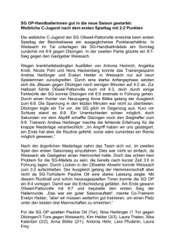 Die weibliche C-jugend der SG O&szlig;weil