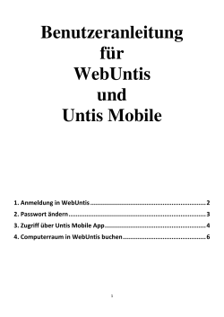 Anleitung WebUntis - Kurt-Tucholsky