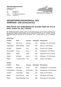 Einwohnergemeinderat
