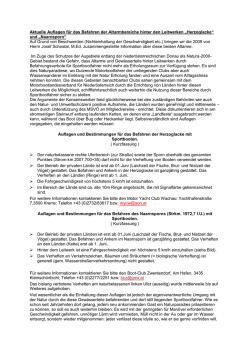 Info Herzoglacke und Naarnsporn - Yacht