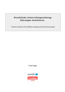 Handout Webinar "Unterrichtsst&ouml;rungen"