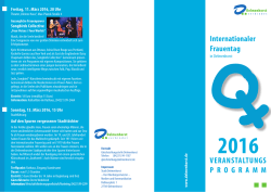 Internationalen Frauentages