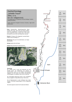Haslital/Handegg &bdquo;Schiefer Traum&ldquo;