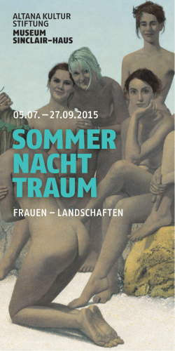 SOMMER NACHT TRAUM - Altana Kulturstiftung