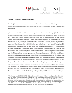 Jasmin &ndash; zwischen Traum und Trauma