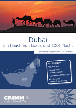 Ein Hauch von Luxus und 1001 Nacht