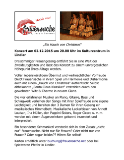 Ein Hauch von Christmas - Oberberg