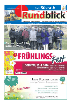 Ein Hauch von Fr&uuml;hling mitten im Winter