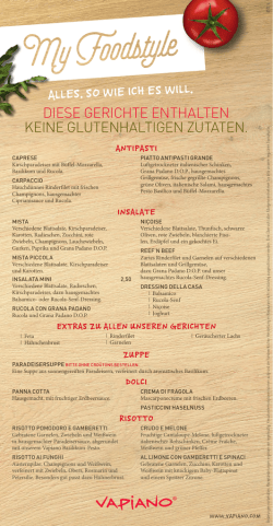 Ich habe eine Gluten