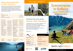 Sommerspass in Eidfjord