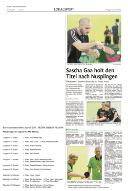 Sascha Gaa holt den Titel nach Nusplingen