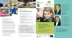 Sinn und Wert bäuerlicher Arbeit vermitteln