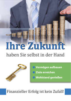 Ihre finanzielle Lebensplanung