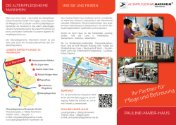 Hausbrosch&uuml;re - Altenpflegeheime Mannheim
