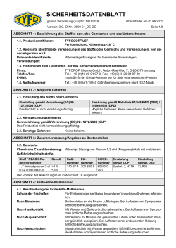 sicherheitsdatenblatt