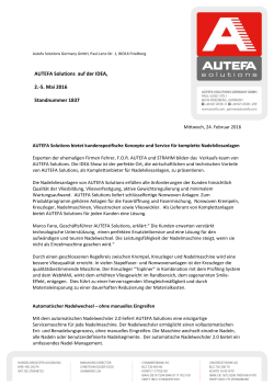AUTEFA Solutions auf der IDEA, 2.