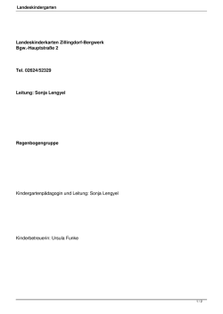 Hauptstra&szlig;e 2 Tel. 02624/52329 Leitung: Sonja Lengyel