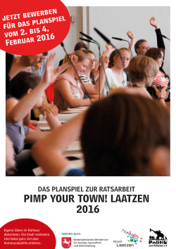 PIMP YOUR TOWN! LaaTzeN 2016