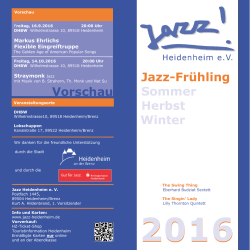 DOWNLOAD Flyer - Jazz Heidenheim e.V.