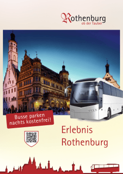 Erlebnis Rothenburg - Rothenburg ob der Tauber