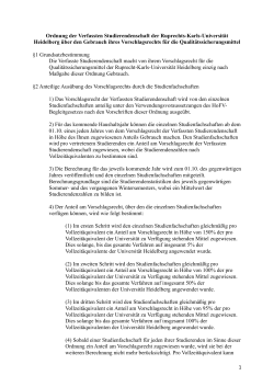 Ordnung Vorschlagsrecht QSM - StuRa Uni Heidelberg