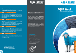 AQUA Wool - aqua brush