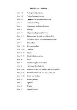 Inhaltsverzeichnis