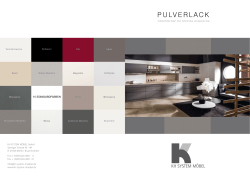 pulverlack - Küchen + Raum AG