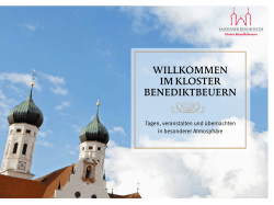 Download: "Willkommen im Kloster"