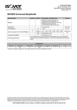 ISOVER Universal