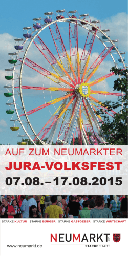 Jura-volksfest 07.08. – 17.08.2015